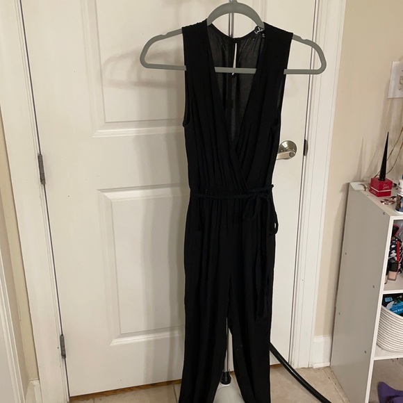 Lulus Pants - Lulu’s Black Tie-Waist Jumpsuit